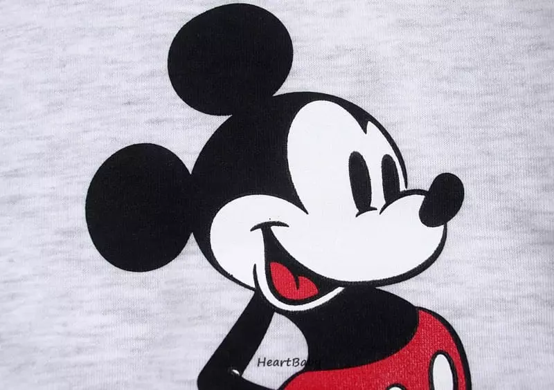 Heart Baby - Korean Children Fashion - #kidsstore - Mickey Top Bottom Set - 3