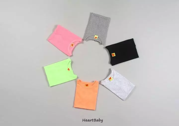 Heart Baby - Korean Children Fashion - #kidsshorts - Layered Color Long Sleeveless - 4