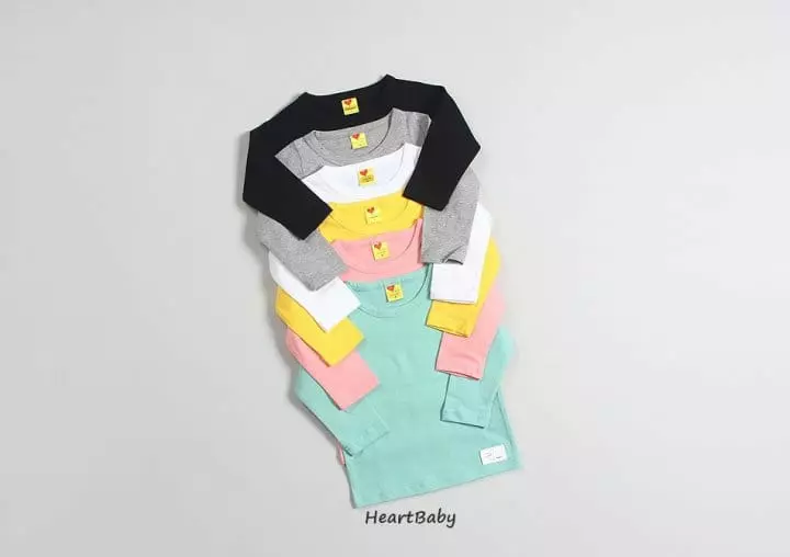 Heart Baby - Korean Children Fashion - #kidsstore - Heart Color Tee - 3