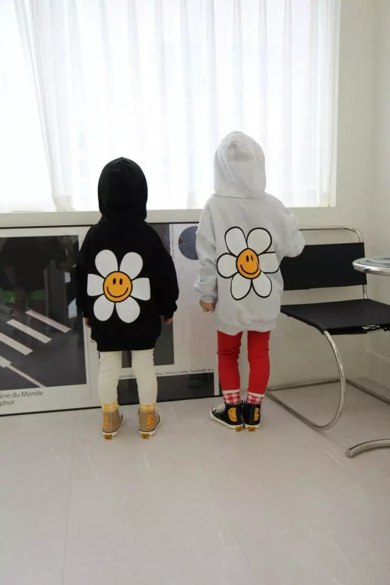 Heart Baby - Korean Children Fashion - #kidzfashiontrend - Sun Flower Hoody Zip-up - 8