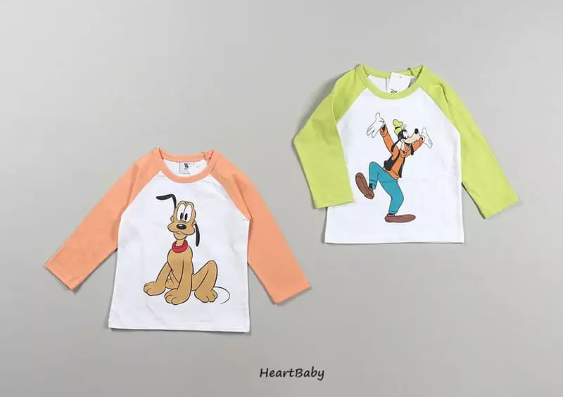 Heart Baby - Korean Children Fashion - #littlefashionista - Disney Mkickey And Friends Tee - 8