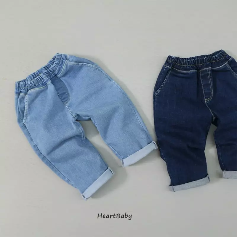 Heart Baby - Korean Children Fashion - #littlefashionista - Span Jeans - 6
