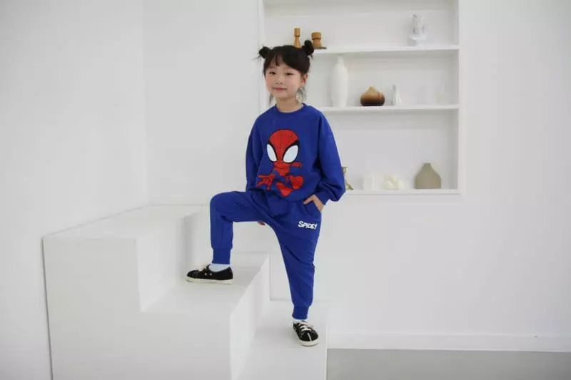 Heart Baby - Korean Children Fashion - #magicofchildhood - Spider Top Bottom Set - 6
