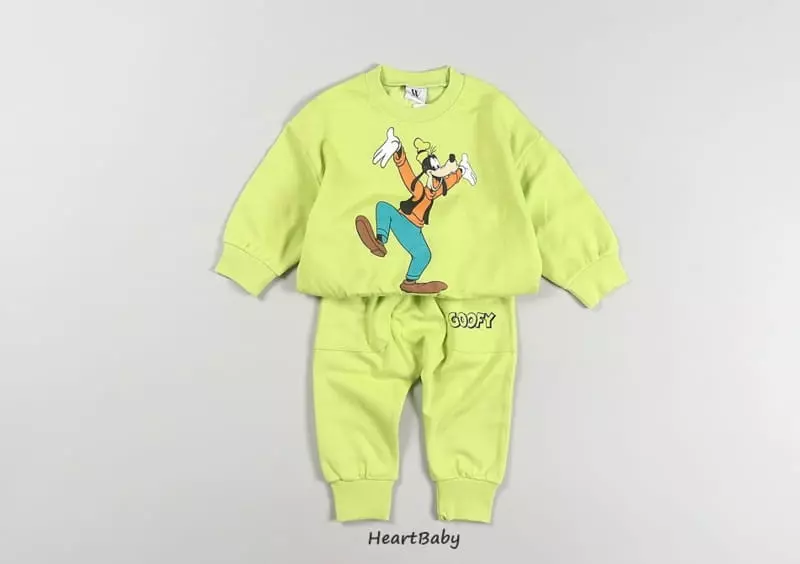 Heart Baby - Korean Children Fashion - #magicofchildhood - Mickey And Frinds Top Bottom Set - 5