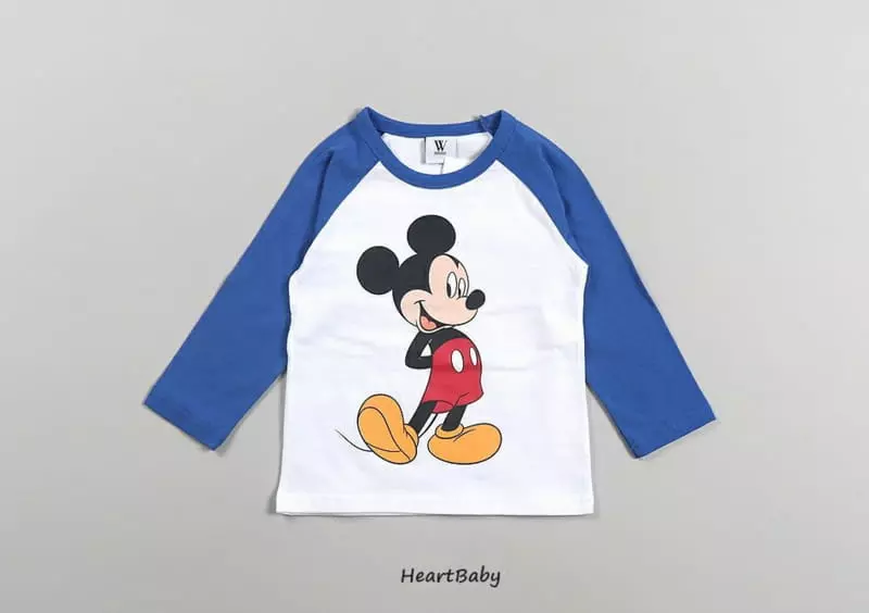 Heart Baby - Korean Children Fashion - #magicofchildhood - Disney Mkickey And Friends Tee - 9