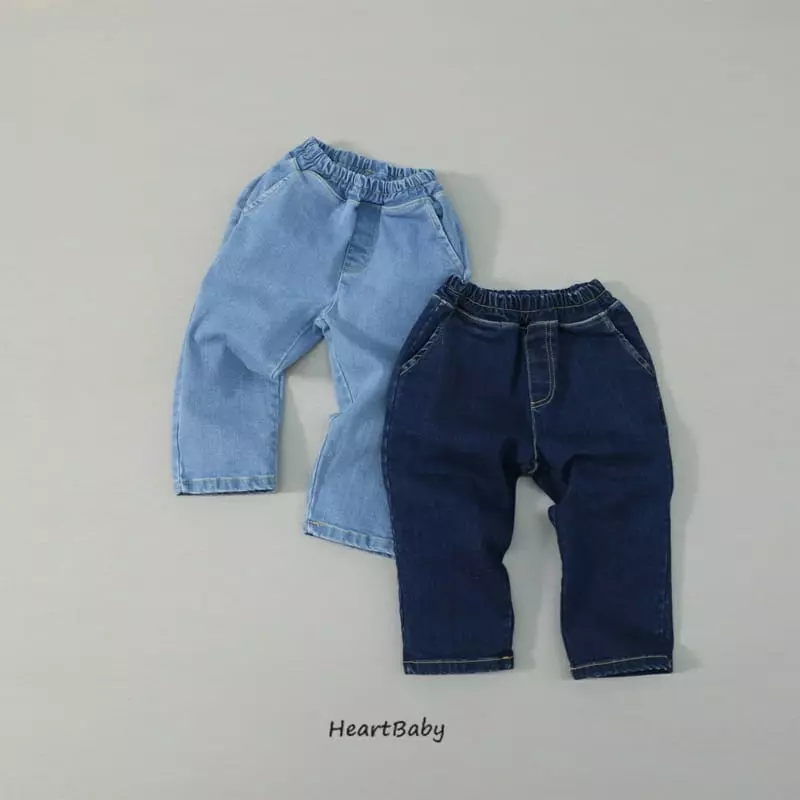 Heart Baby - Korean Children Fashion - #magicofchildhood - Span Jeans - 7