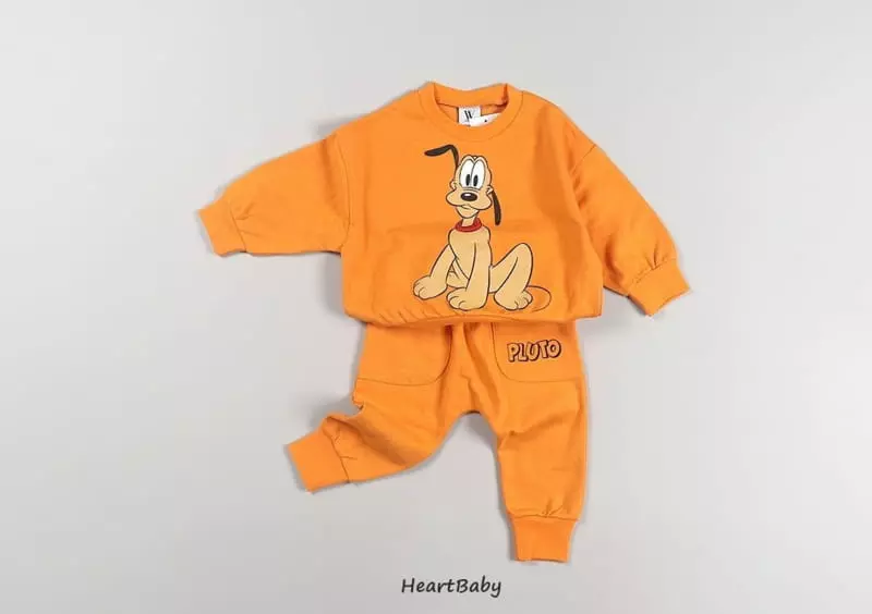 Heart Baby - Korean Children Fashion - #minifashionista - Mickey And Frinds Top Bottom Set - 6