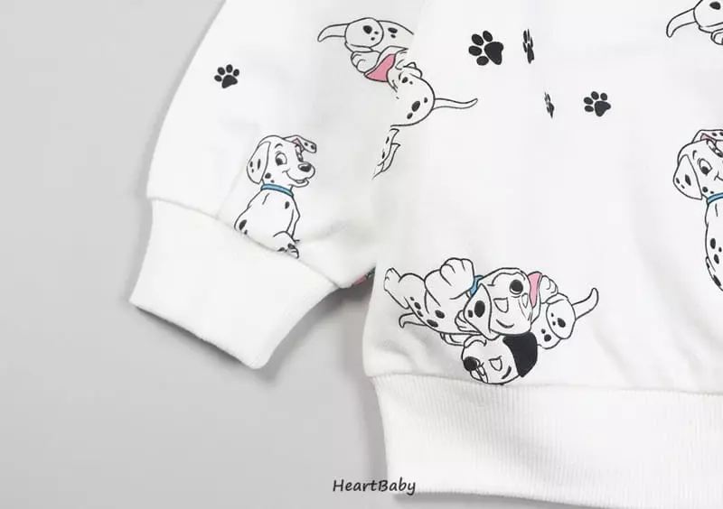 Heart Baby - Korean Children Fashion - #magicofchildhood - Dalmasian Top Bottom Set - 4