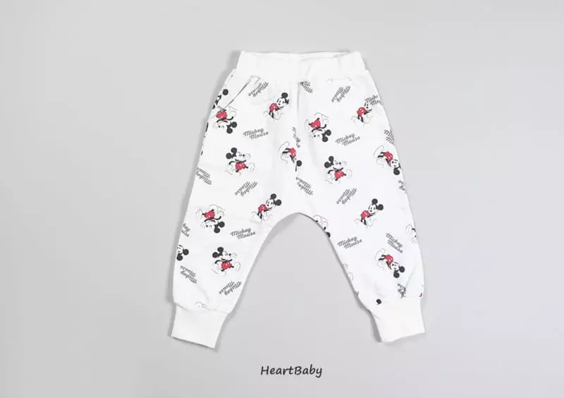 Heart Baby - Korean Children Fashion - #minifashionista - Mickey Top Bottom SEt - 3