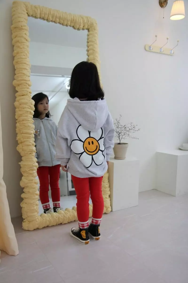 Heart Baby - Korean Children Fashion - #minifashionista - Sun Flower Hoody Zip-up - 12