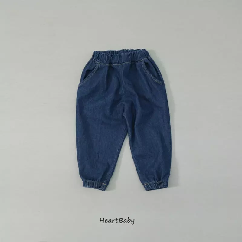 Heart Baby - Korean Children Fashion - #minifashionista - Sharlang Denim Pants - 9