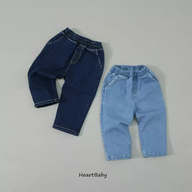 Heart Baby - Korean Children Fashion - #minifashionista - Span Jeans - 8