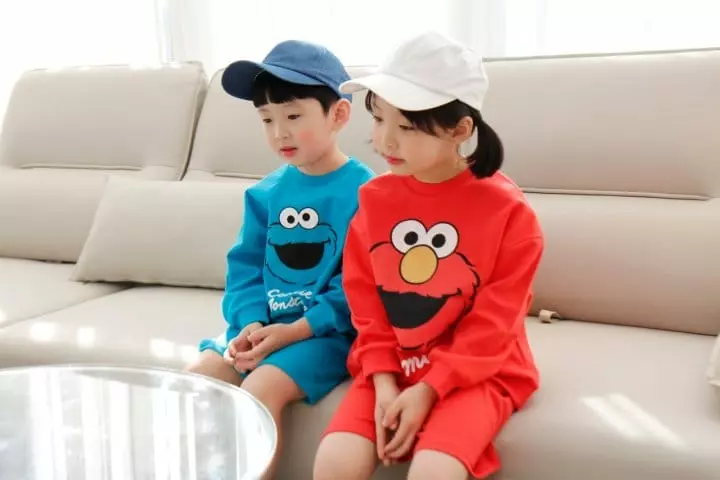 Heart Baby - Korean Children Fashion - #magicofchildhood - Sesame Short Top Bottom Set - 4