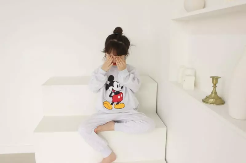 Heart Baby - Korean Children Fashion - #prettylittlegirls - Mickey Top Bottom Set - 9