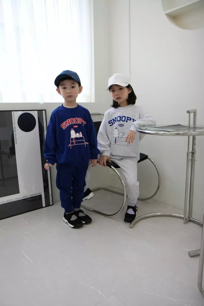 Heart Baby - Korean Children Fashion - #prettylittlegirls - Snoophy Top Bottom Set - 6
