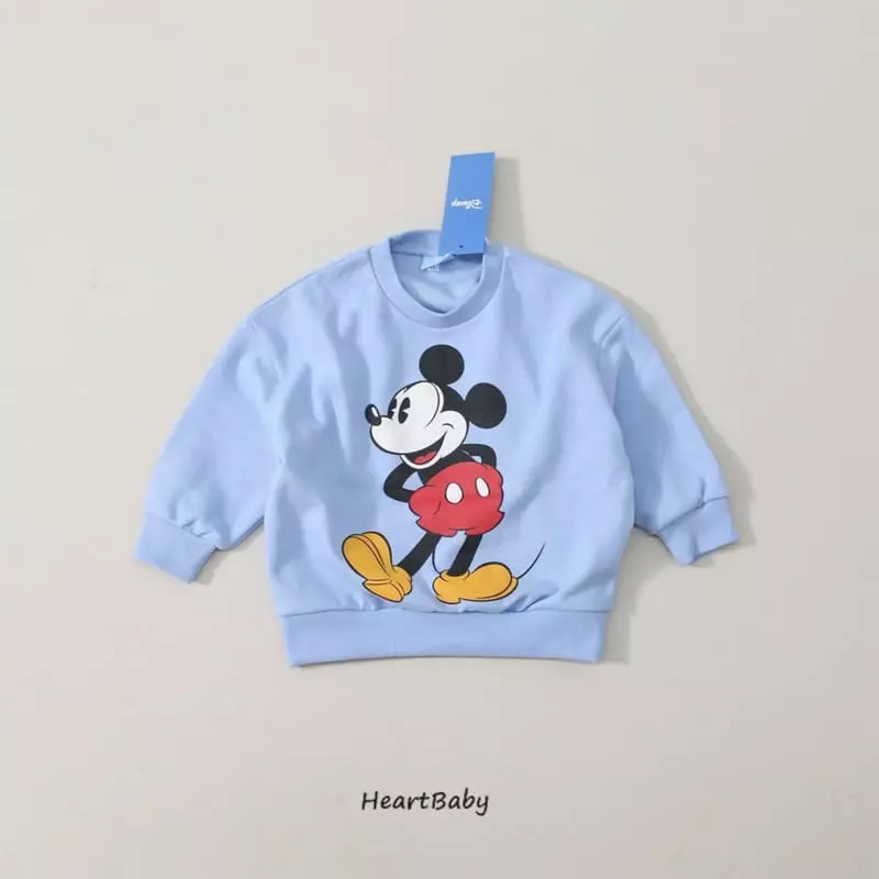 Heart Baby - Korean Children Fashion - #prettylittlegirls - Micky And Minne Sweatshirt