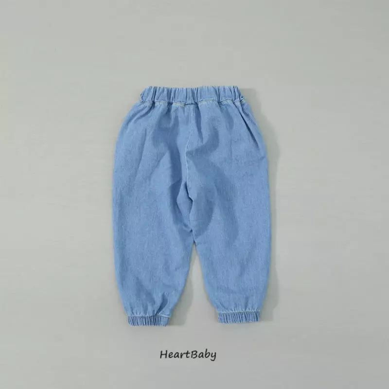 Heart Baby - Korean Children Fashion - #prettylittlegirls - Sharlang Denim Pants - 10
