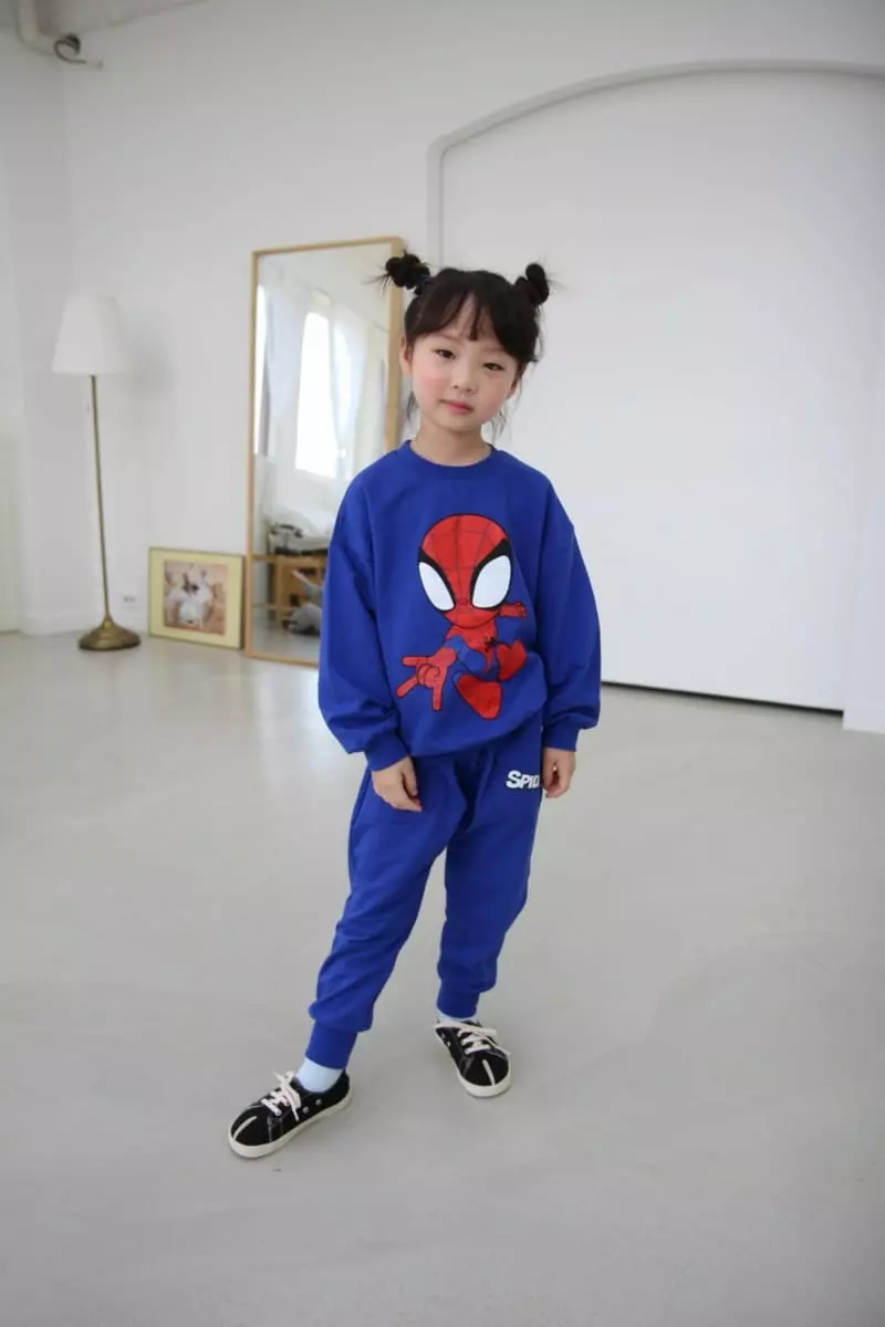 Heart Baby - Korean Children Fashion - #stylishchildhood - Spider Top Bottom Set - 11