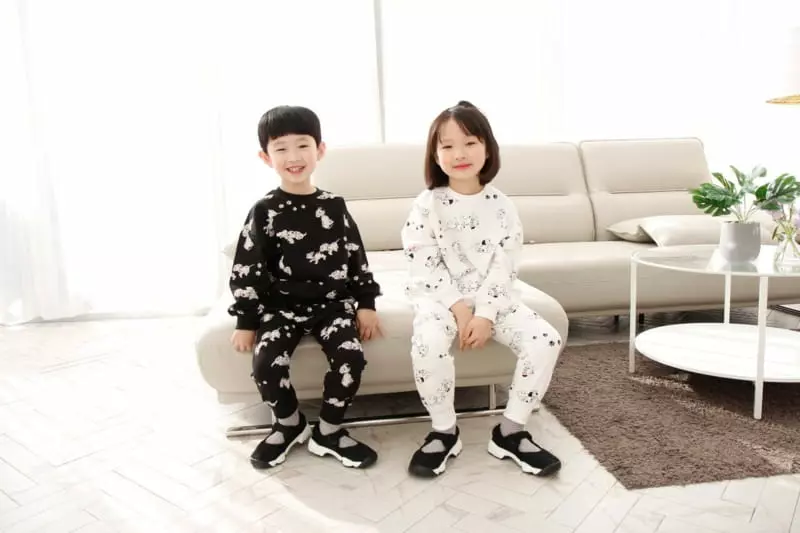 Heart Baby - Korean Children Fashion - #stylishchildhood - Dalmasian Top Bottom Set - 8