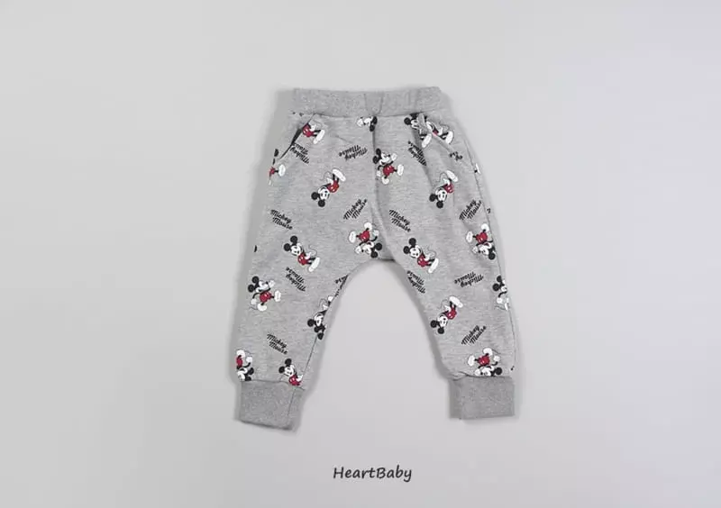 Heart Baby - Korean Children Fashion - #stylishchildhood - Mickey Top Bottom SEt - 7