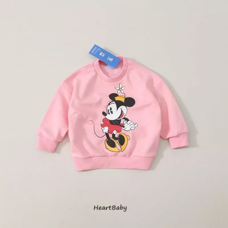 Heart Baby - Korean Children Fashion - #todddlerfashion - Micky And Minne Sweatshirt - 2
