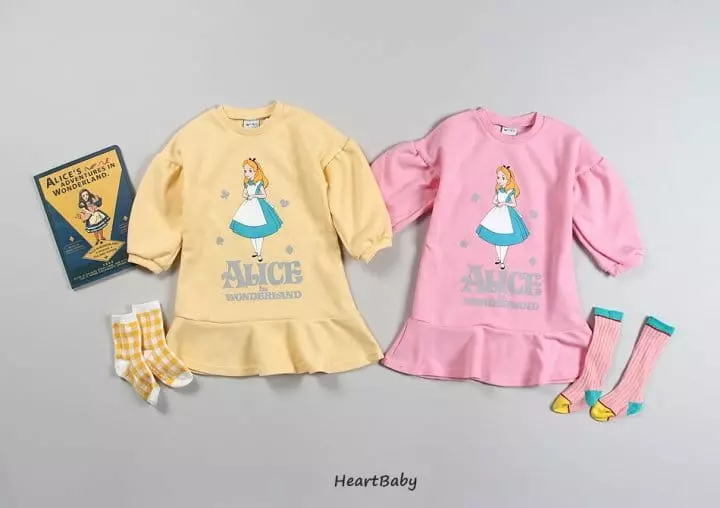 Heart Baby - Korean Children Fashion - #todddlerfashion - Alice One-piece - 5