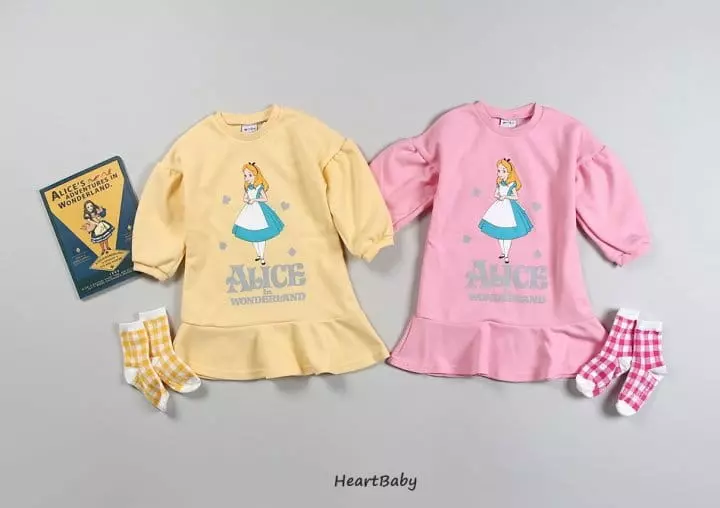 Heart Baby - Korean Children Fashion - #toddlerclothing - Alice One-piece - 6