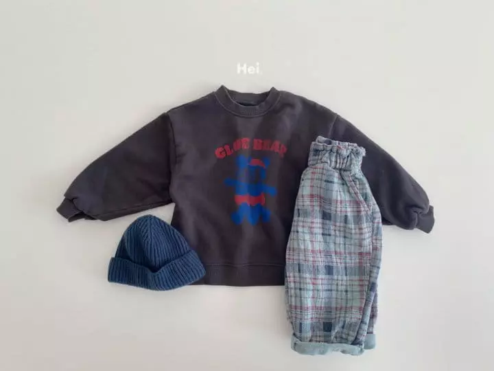 Hei - Korean Children Fashion - #Kfashion4kids - Bear Sweatshirt - 3