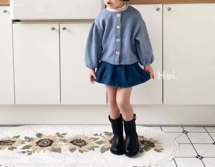 Hei - Korean Children Fashion - #Kfashion4kids - School Denim Skirt Pants - 8