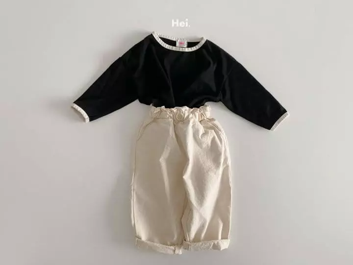 Hei - Korean Children Fashion - #childofig - Piping Tee - 10