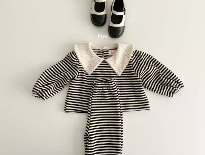 Hei - Korean Children Fashion - #childofig - Bling Top Bottom Set - 5