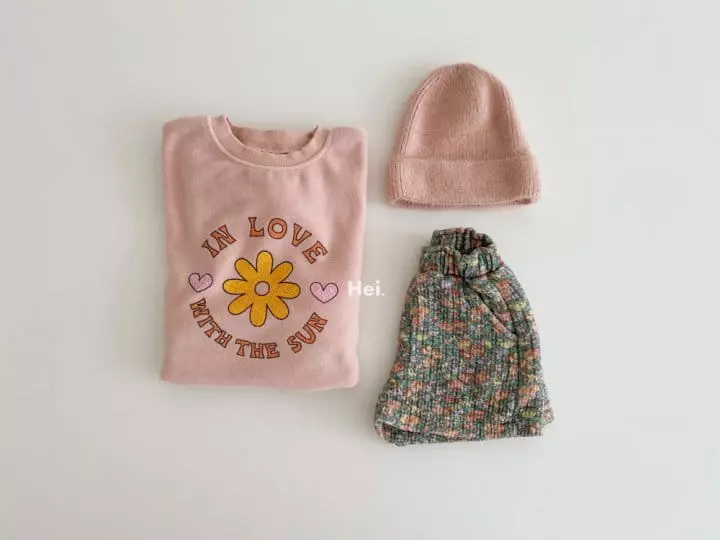 Hei - Korean Children Fashion - #childofig - Flower Long Tee - 12