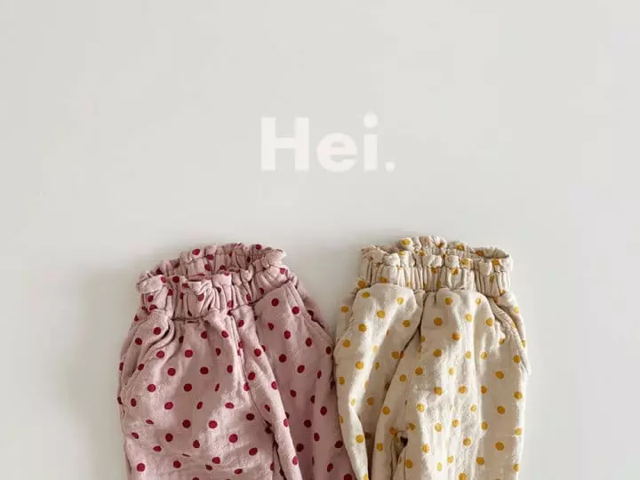 Hei - Korean Children Fashion - #discoveringself - Dot Pants
