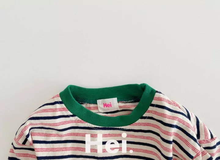 Hei - Korean Children Fashion - #discoveringself - Stripes Tee - 2