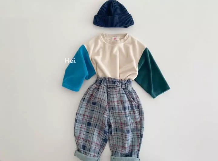 Hei - Korean Children Fashion - #fashionkids - Block Terry Tee - 10