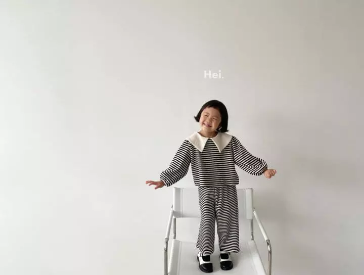 Hei - Korean Children Fashion - #fashionkids - Bling Top Bottom Set - 9