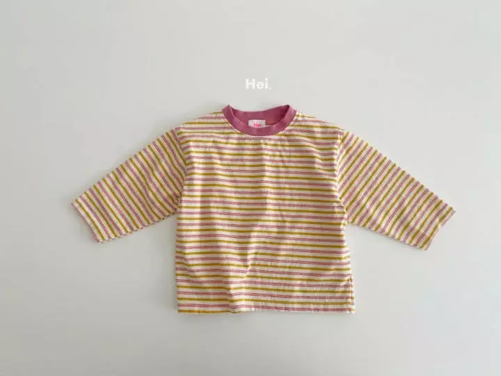 Hei - Korean Children Fashion - #fashionkids - Stripes Tee - 3