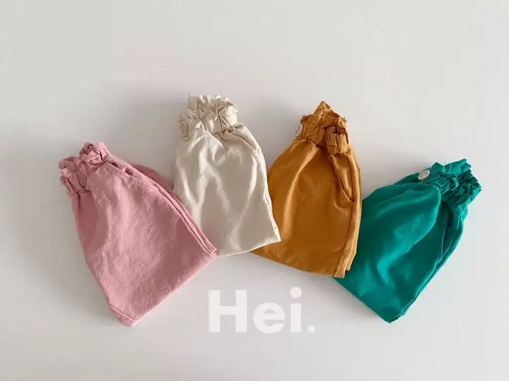 Hei - Korean Children Fashion - #kidsshorts - Button Pants