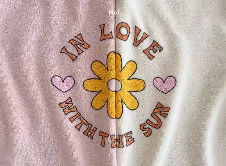 Hei - Korean Children Fashion - #kidsshorts - Flower Long Tee