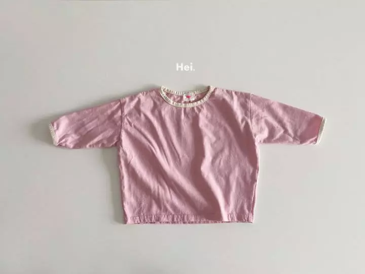 Hei - Korean Children Fashion - #kidsstore - Piping Tee - 3
