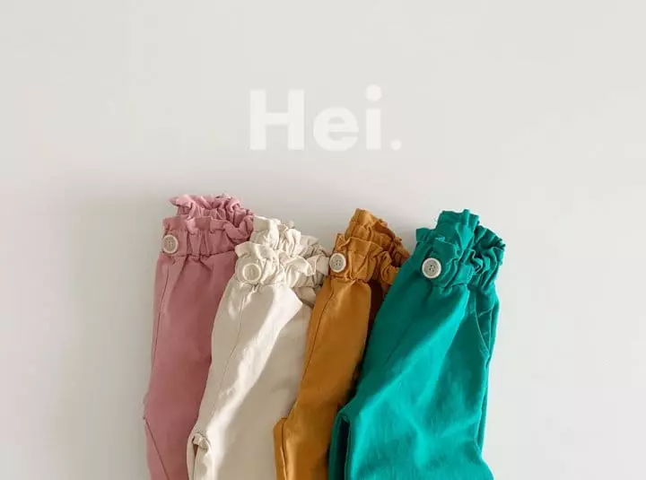 Hei - Korean Children Fashion - #kidsstore - Button Pants - 2