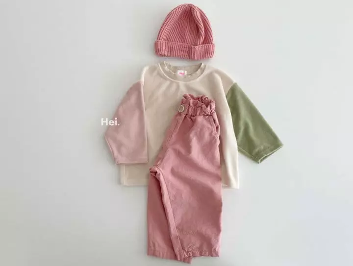 Hei - Korean Children Fashion - #kidsstore - Block Terry Tee - 12