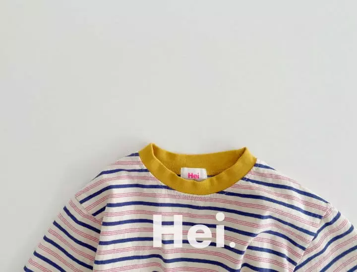 Hei - Korean Children Fashion - #kidzfashiontrend - Stripes Tee - 6