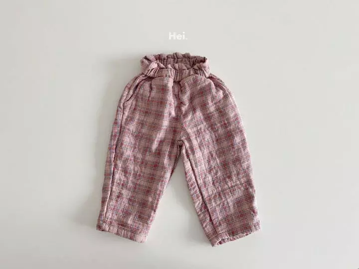 Hei - Korean Children Fashion - #kidzfashiontrend - Check Pants - 5