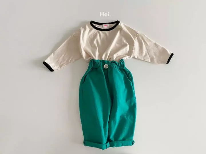 Hei - Korean Children Fashion - #magicofchildhood - Piping Tee - 7