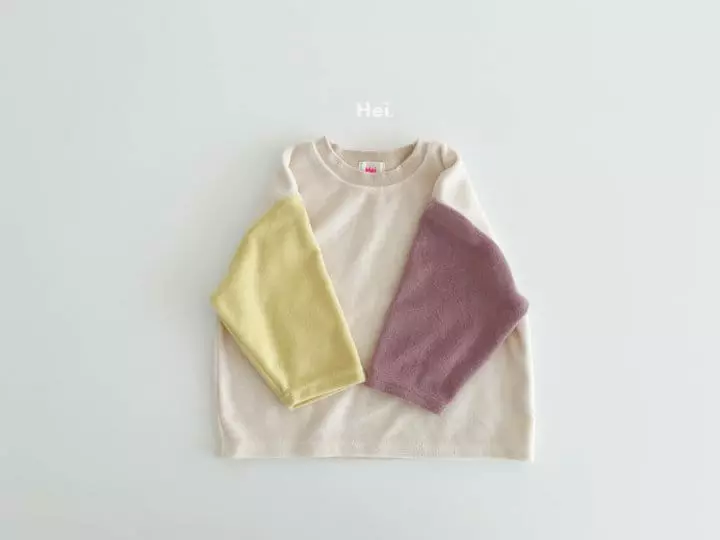 Hei - Korean Children Fashion - #magicofchildhood - Block Terry Tee - 2