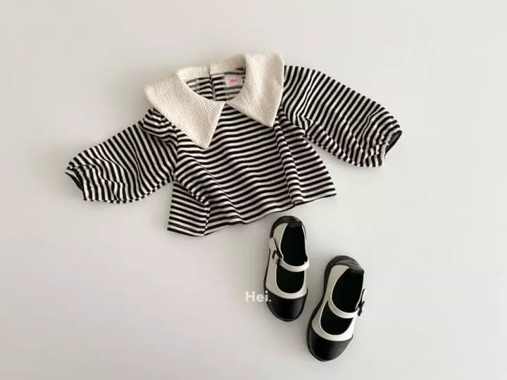 Hei - Korean Children Fashion - #minifashionista - Bling Top Bottom Set - 2