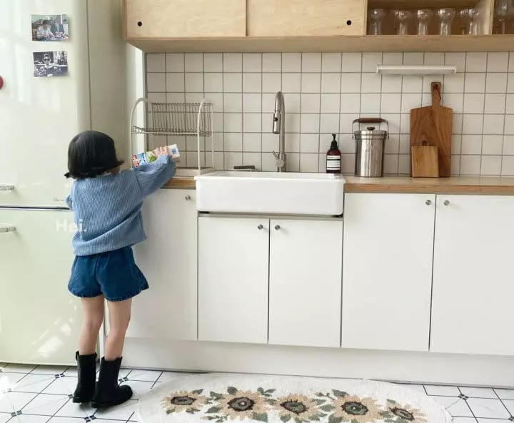 Hei - Korean Children Fashion - #minifashionista - School Denim Skirt Pants - 11