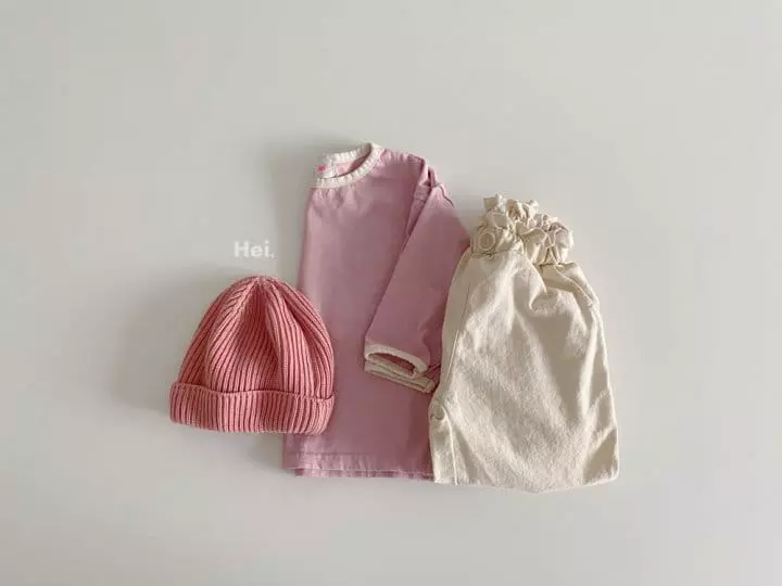Hei - Korean Children Fashion - #prettylittlegirls - Piping Tee - 9