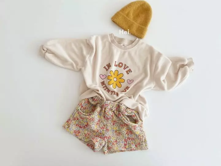 Hei - Korean Children Fashion - #stylishchildhood - Flower Long Tee - 11